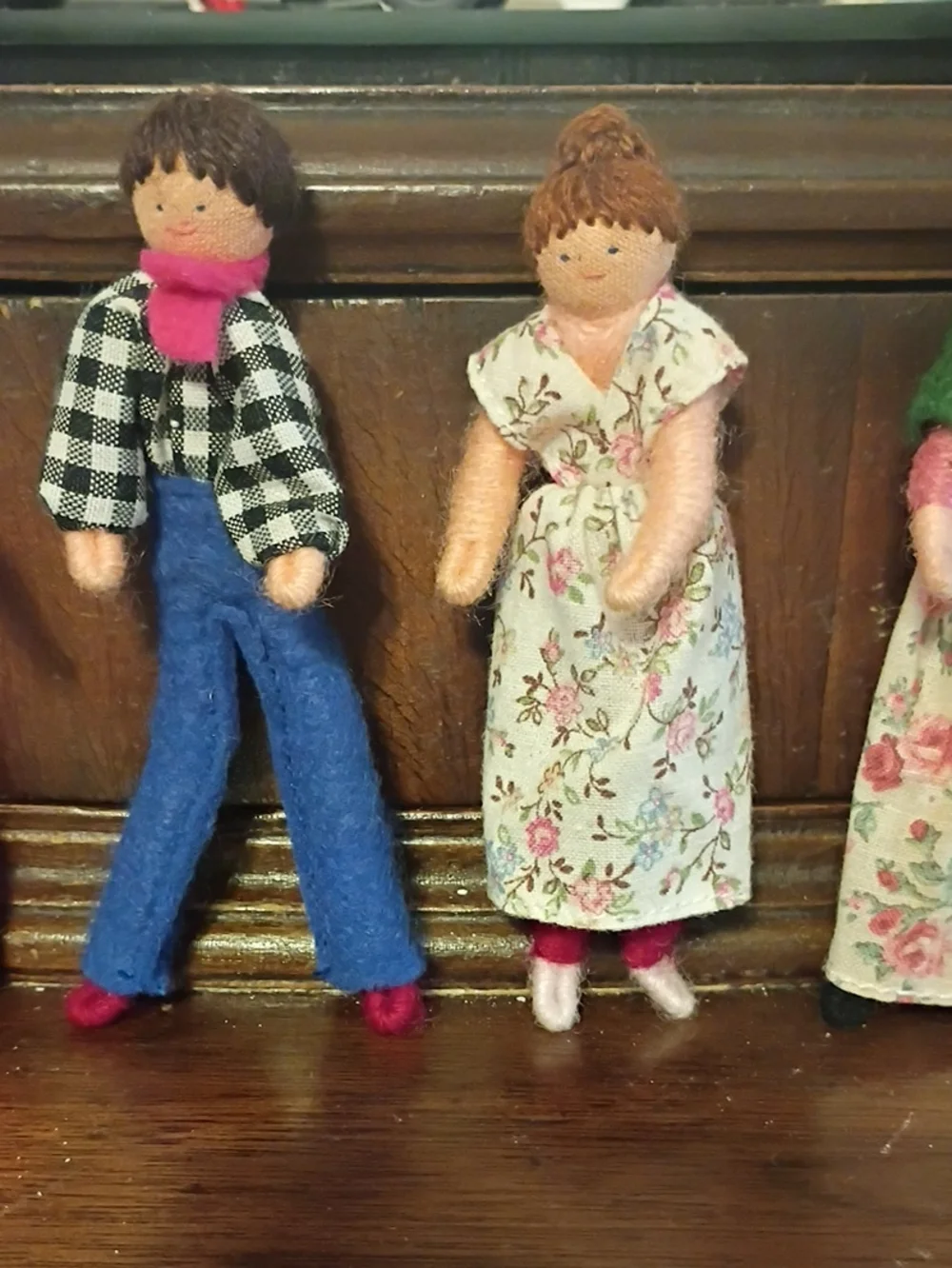 Vintage 1990 7 Half Penny Dolls